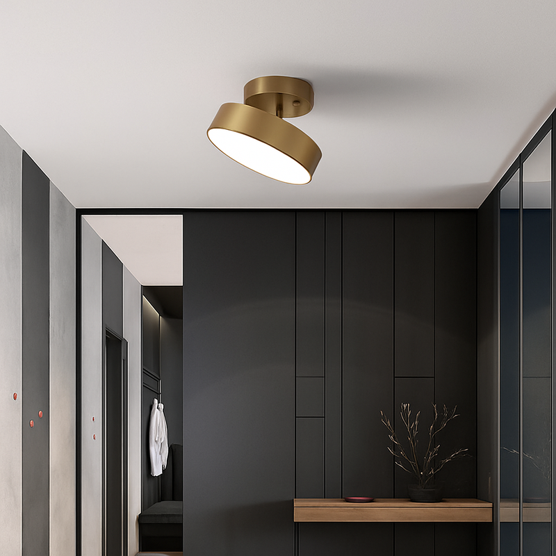 Plafonnier moderne LED minimaliste en métal Celio