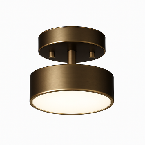 Celio minimalist modern LED metal ceiling light - vue 7 sur 8