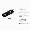Plafonnier moderne LED ovale avec angle rotatif Charly
