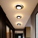Plafonnier moderne LED rond en métal style Mosskolin