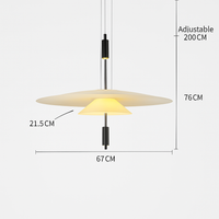 plafonnier moderne à leds design pour décoration intérieure
