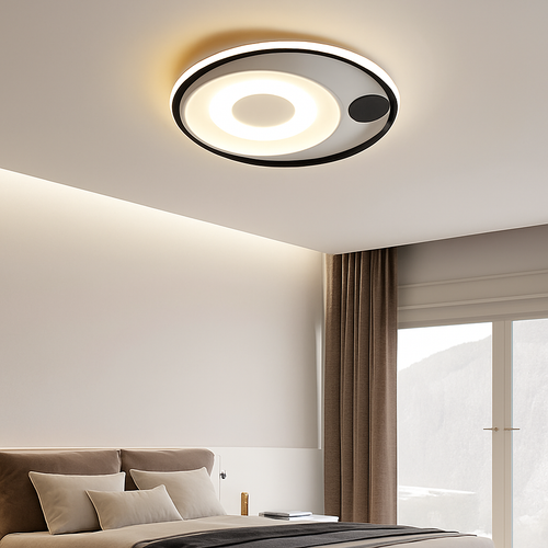 Modern minimalist Korean style LED ceiling light - vue 4 sur 9