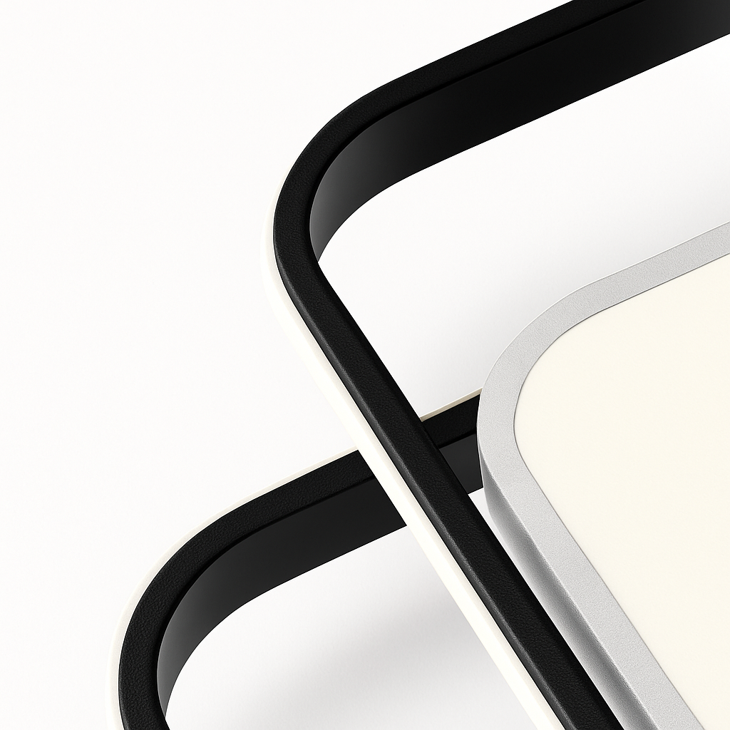 Modern minimalist Korean style LED ceiling light - vue 5 sur 9