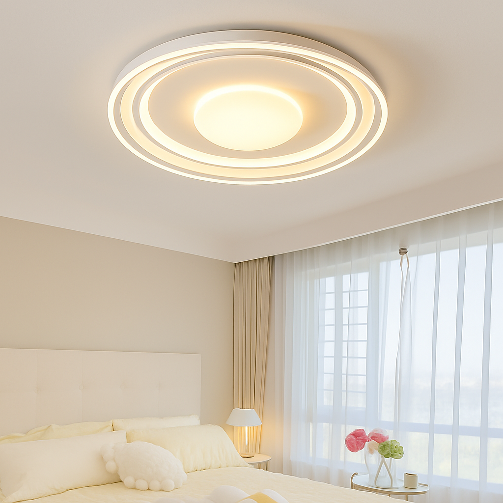plafonnier moderne à leds pour décoration intérieure - vue 3 sur 12