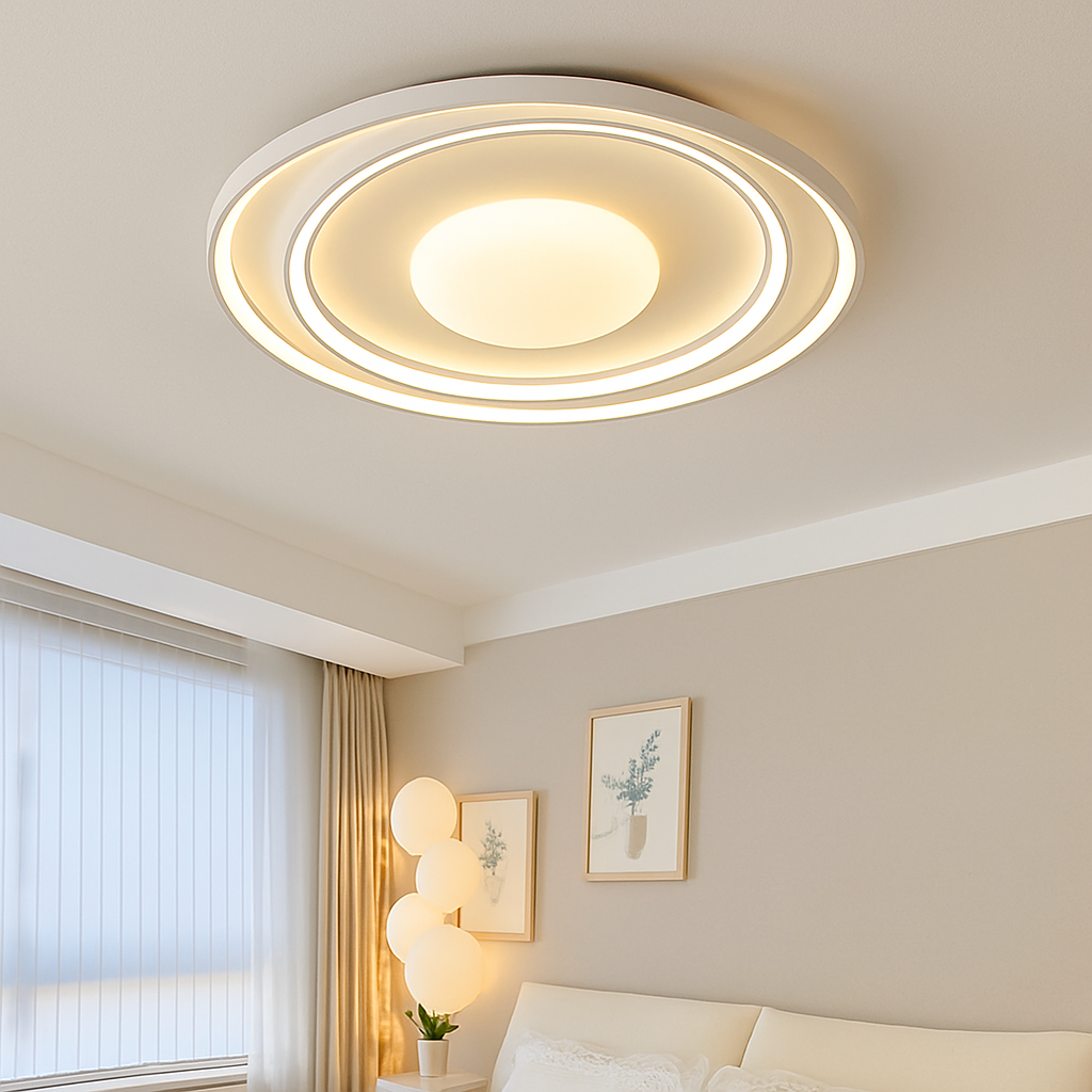plafonnier moderne à leds pour décoration intérieure - vue 5 sur 12