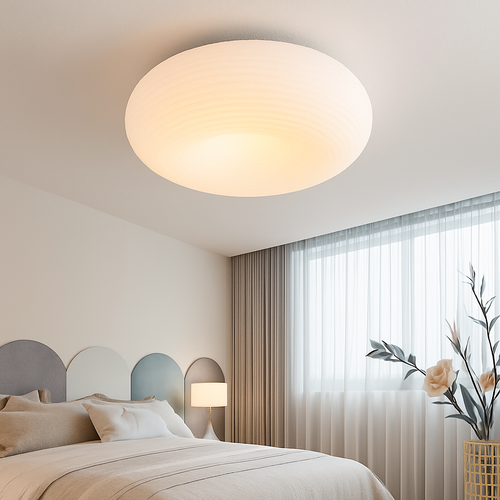 Modern minimalist eco-friendly ceiling light for interior decor - vue 2 sur 12