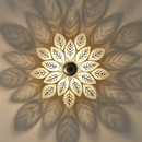 plafonnier moderne à ombre de fleur pour décoration intérieure