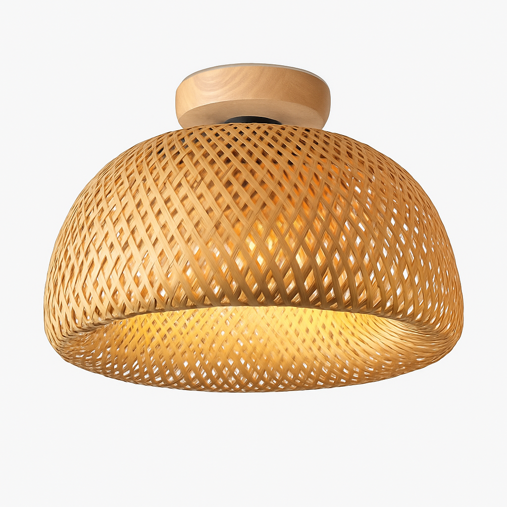 Luminaire en bambou
