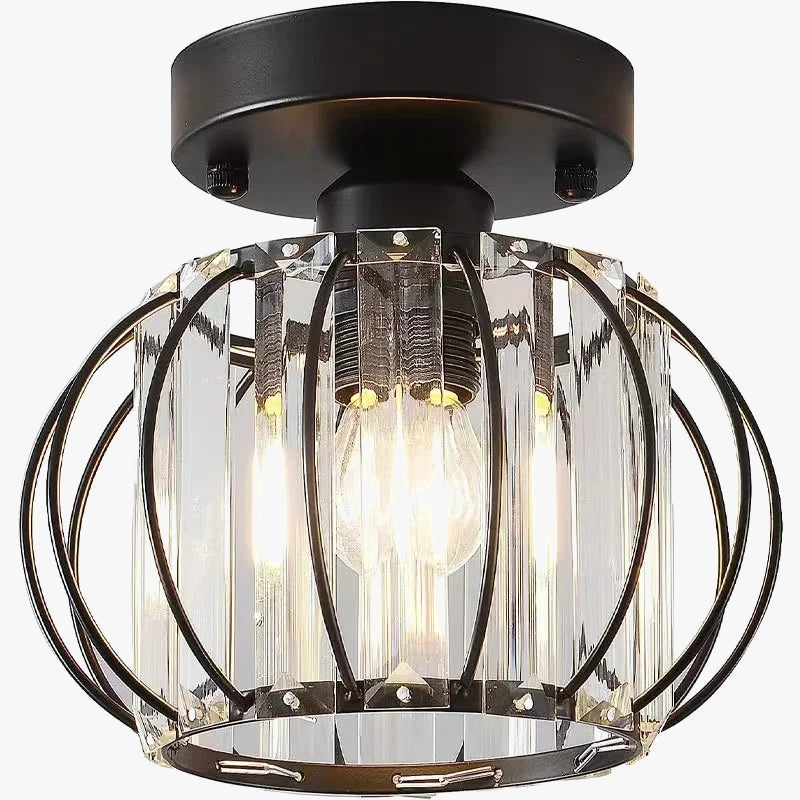 Plafonnier moderne cage en boule