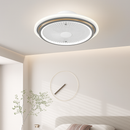 Modern silent ceiling light with fan and remote control