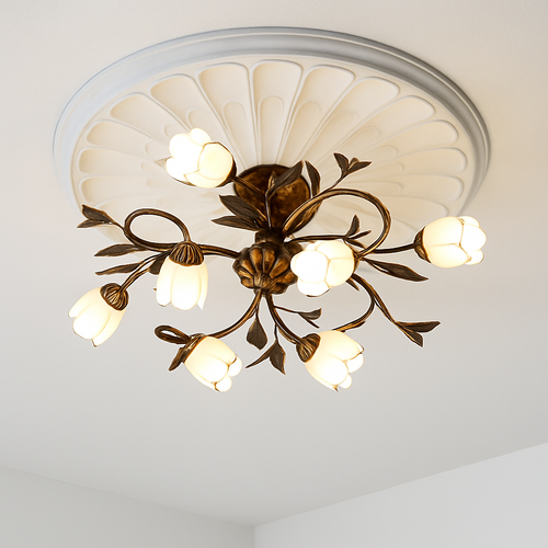 plafonnier moderne style américain rural rétro fleur européen français
