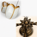 plafonnier moderne style américain rural rétro fleur européen français