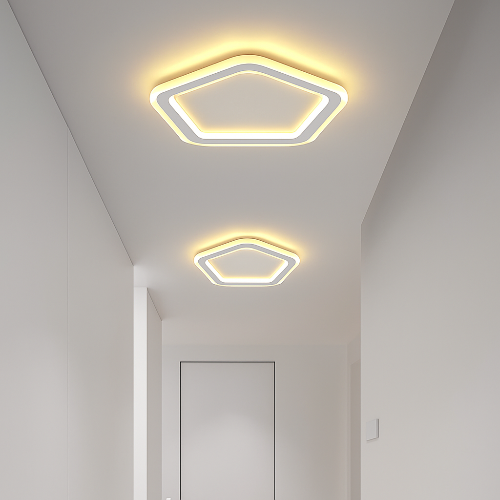 Modern minimalist nordic ceiling light for balcony and bedroom - vue 3 sur 21