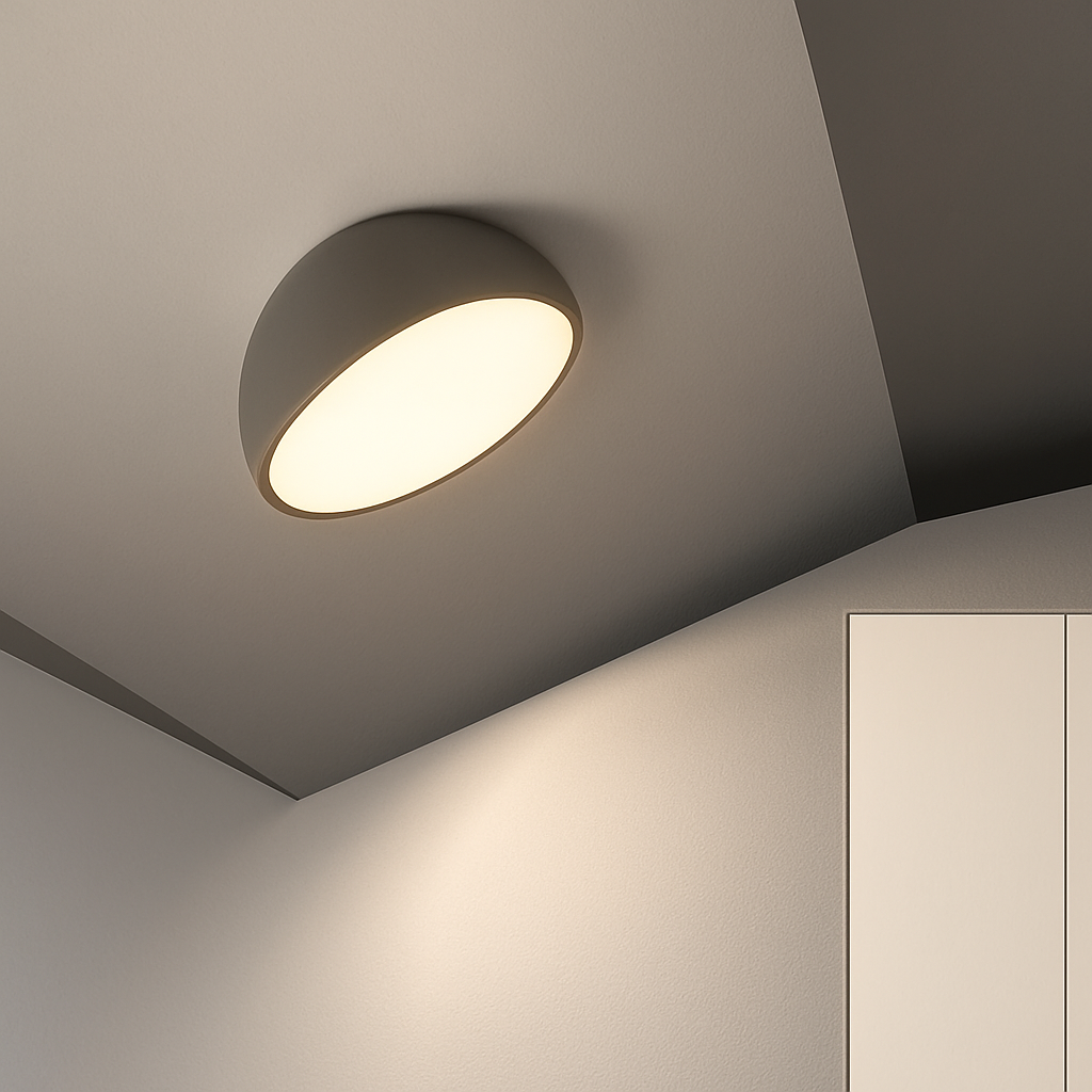 plafonnier nordique moderne pour escalier entrée loft avec télécommande led - vue 4 sur 8