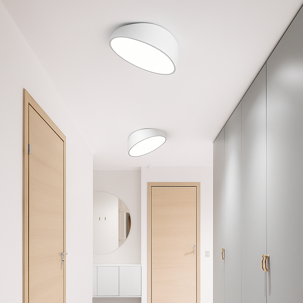 plafonnier nordique moderne pour escalier entrée loft avec télécommande led - vue 5 sur 8