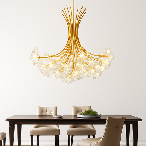 plafonnier nordique post-moderne en forme de pissenlit décoratif d'intérieur - vue 3 sur 11