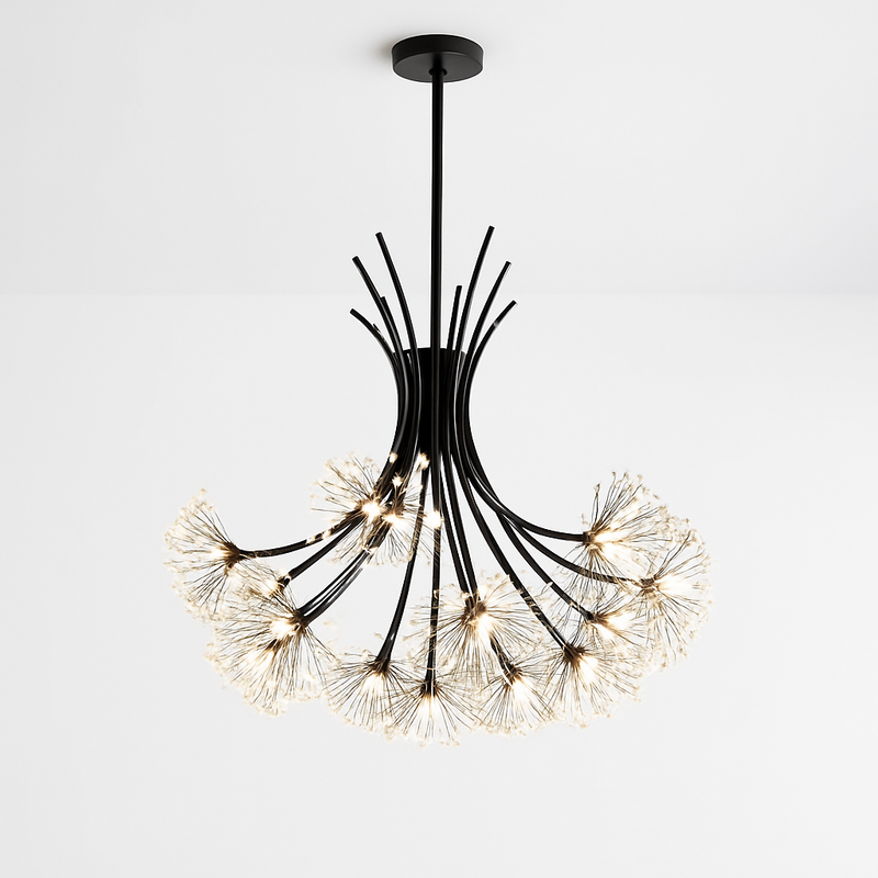 plafonnier nordique post-moderne en forme de pissenlit décoratif d'intérieur