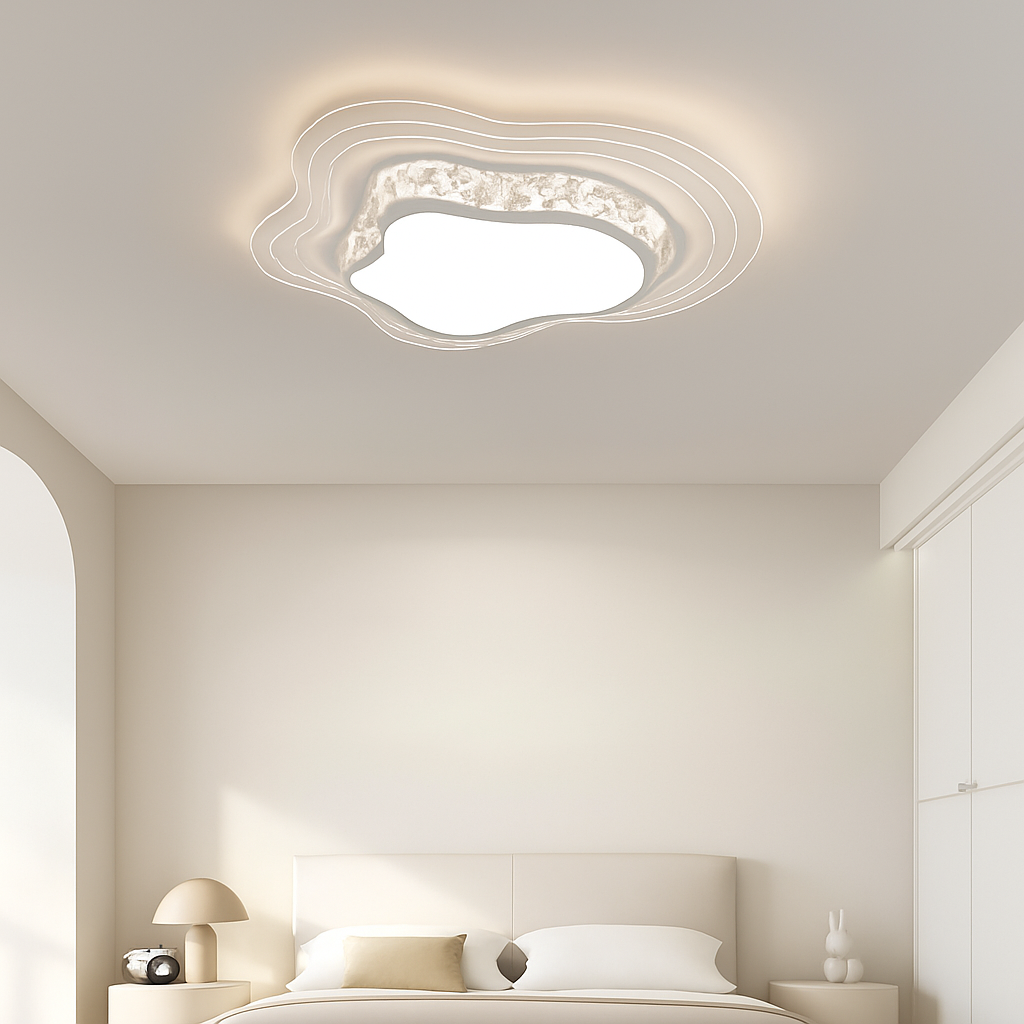 plafonnier nordique post-moderne luxueux en cristal simple - vue 7 sur 14