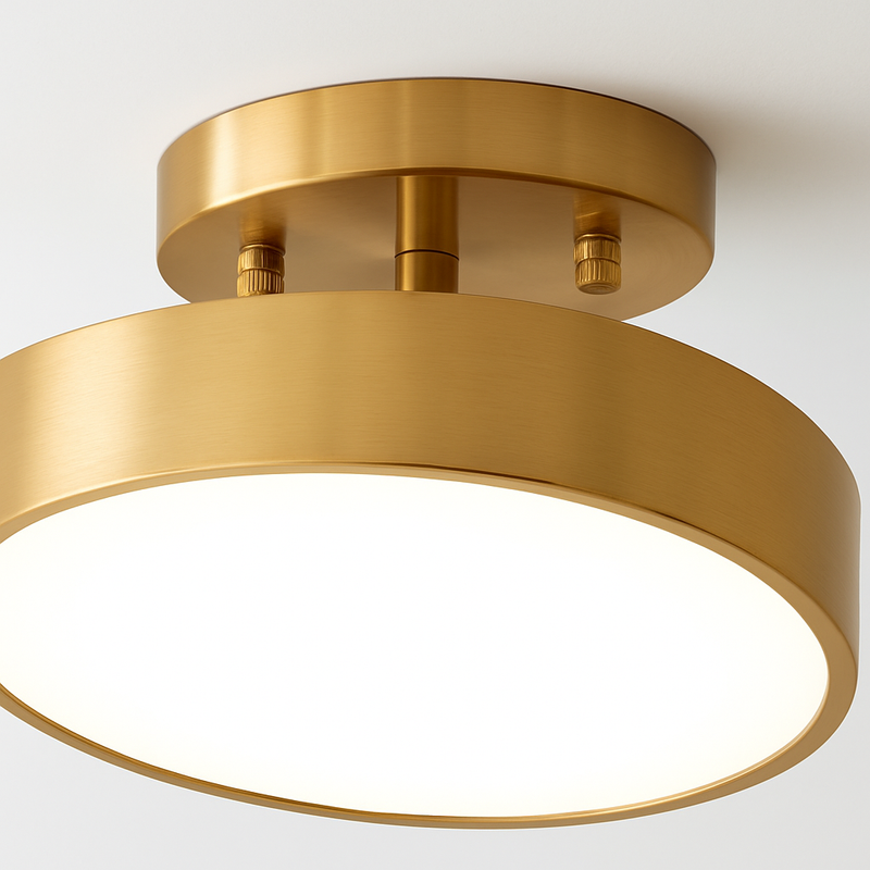 plafonnier nordique simple rond led éclairage lustre