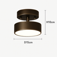 plafonnier nordique simple rond led éclairage lustre