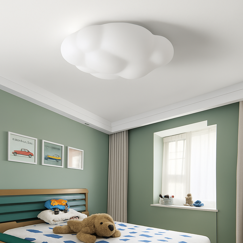 plafonnier nuage créatif moderne pour chambre d'enfant