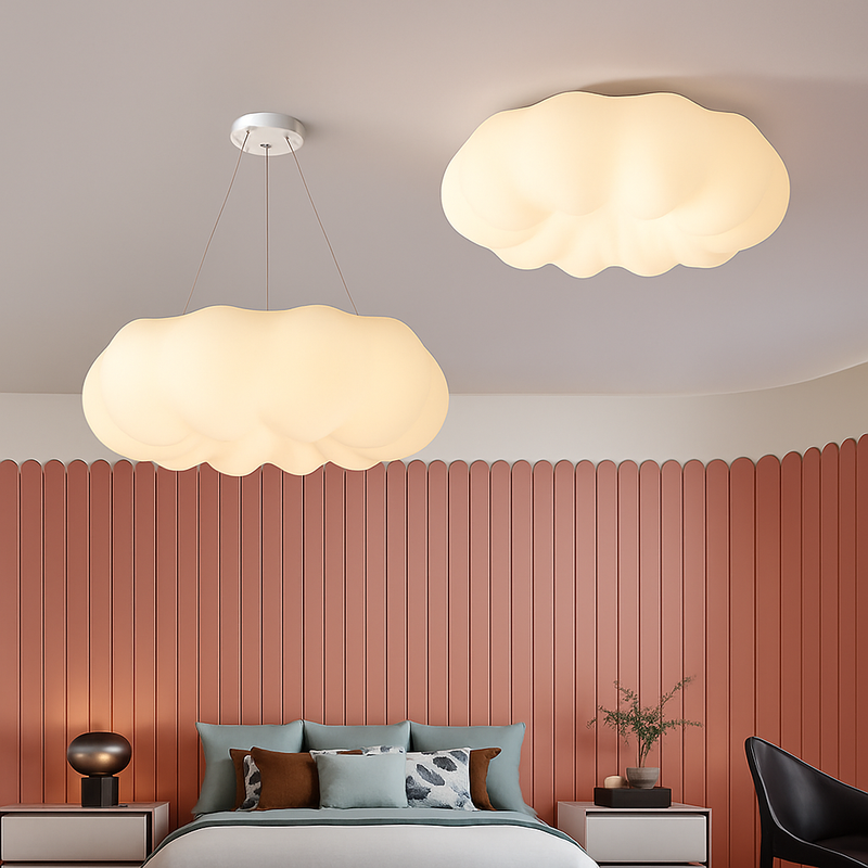 plafonnier nuage créatif moderne pour chambre d'enfant