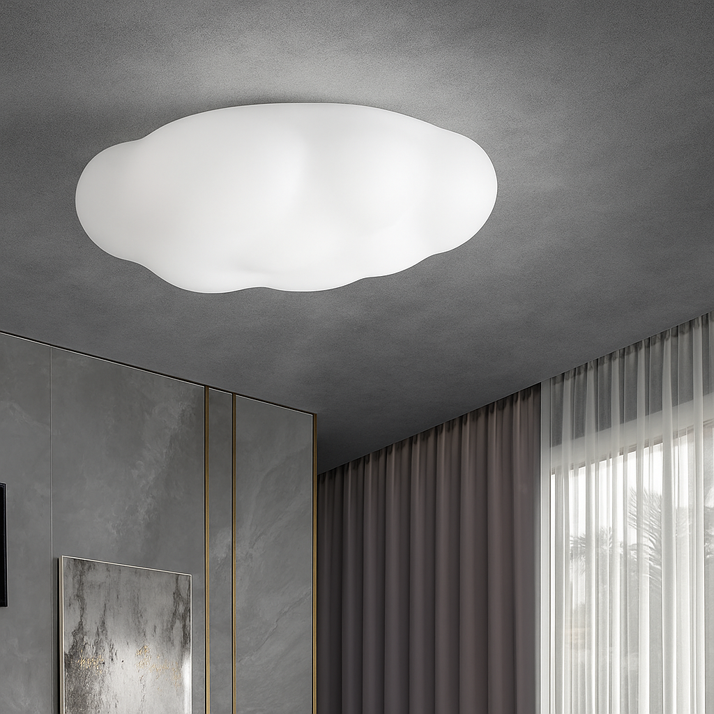 plafonnier nuage créatif moderne pour chambre d'enfant - vue 6 sur 22