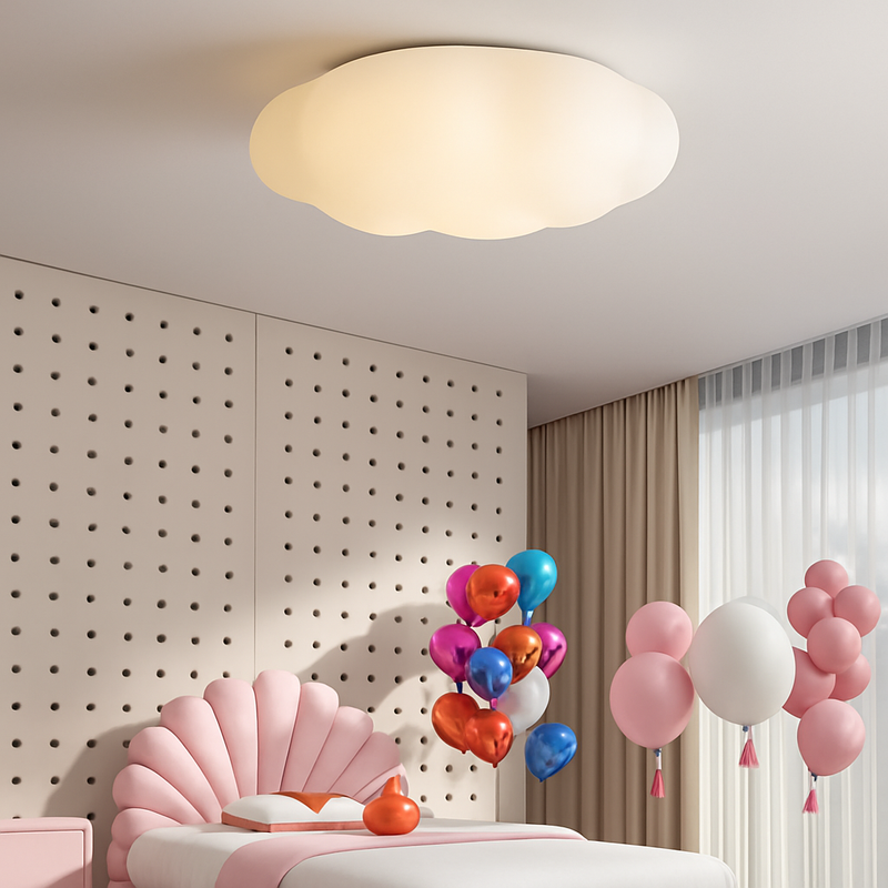 plafonnier nuage créatif moderne pour chambre d'enfant