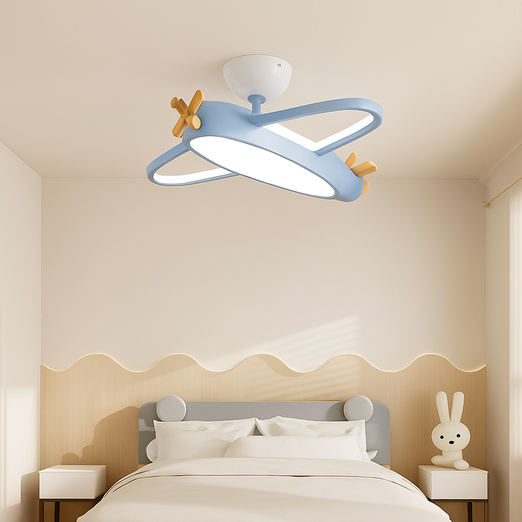 plafonnier protection des yeux led pour chambre d'enfant - vue 4 sur 10