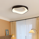 Plafonnier rond en bois au design moderne