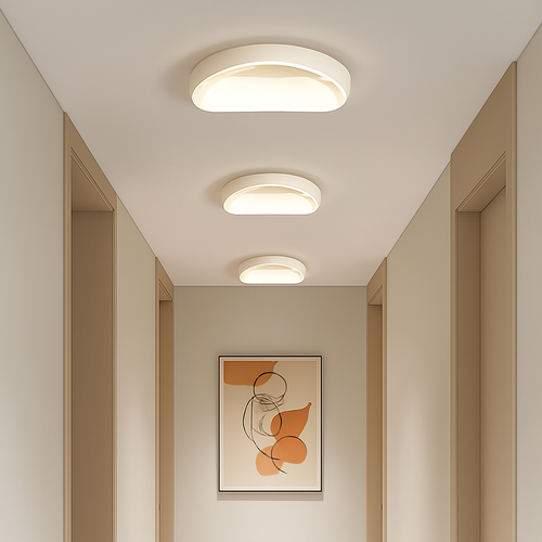 Modern minimalist round Nordic ceiling light