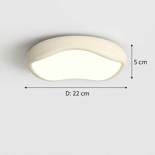 Modern minimalist round Nordic ceiling light - vue 20 sur 29