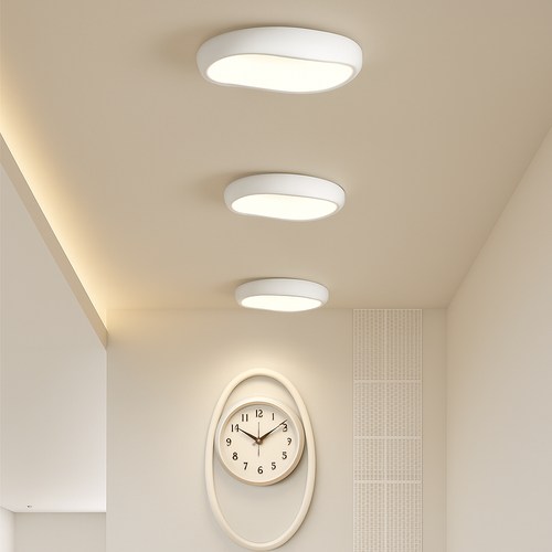 Modern minimalist round Nordic ceiling light - vue 3 sur 29