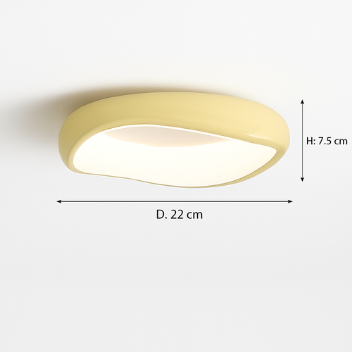 Modern minimalist round Nordic ceiling light - vue 24 sur 29