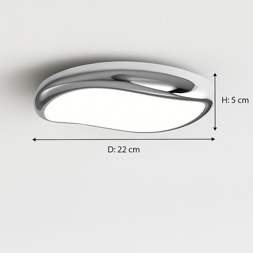 Modern minimalist round Nordic ceiling light - vue 27 sur 29