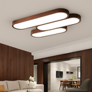 Plafonnier scandinave LED rectangulaire angles ronds Agara