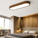Plafonnier scandinave LED rectangulaire angles ronds Agara