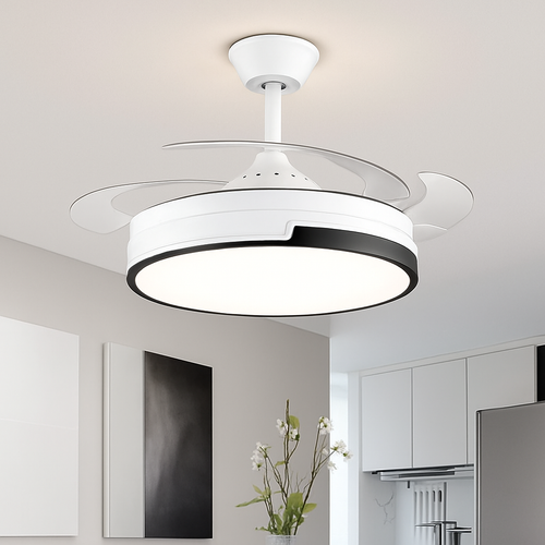 plafonnier ventilateur de plafond lumineux et silencieux - vue 2 sur 13
