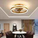 Decorative dimmable ceiling fan light with remote control