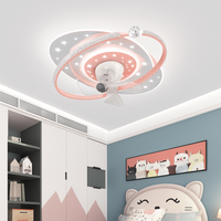 360-degree oscillating ceiling fan light with silent LED