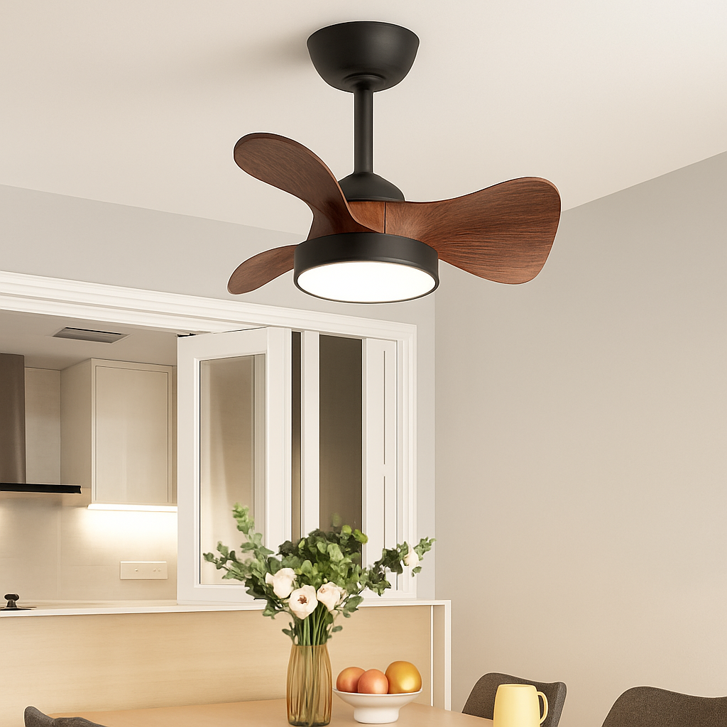 Remote control ceiling fan light for children's room - vue 6 sur 14