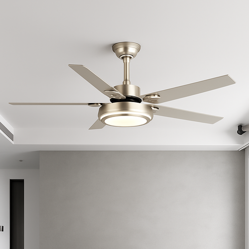 plafonnier ventilateur moderne avec télécommande et éclairage led