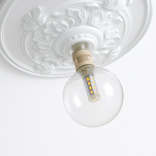plafonnier vintage français simple moderne avec éclairage sculpté