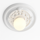 plafonnier vintage français simple moderne avec éclairage sculpté