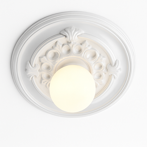 plafonnier vintage français simple moderne avec éclairage sculpté