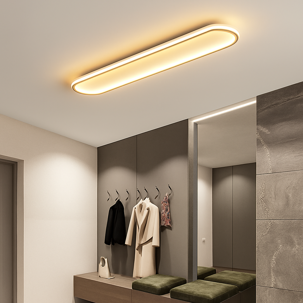 plafonniers annulaires nordiques leds modernes pour restaurant de cuisine - vue 3 sur 18