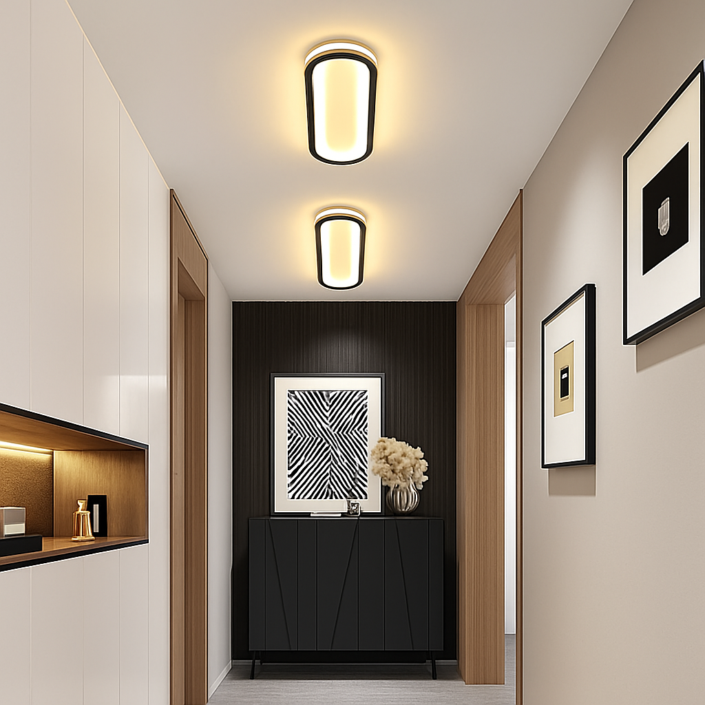 plafonniers annulaires nordiques leds modernes pour restaurant de cuisine - vue 6 sur 18