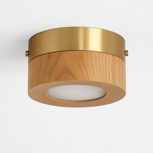 plafonniers en noyer et frêne avec led pour éclairage intérieur