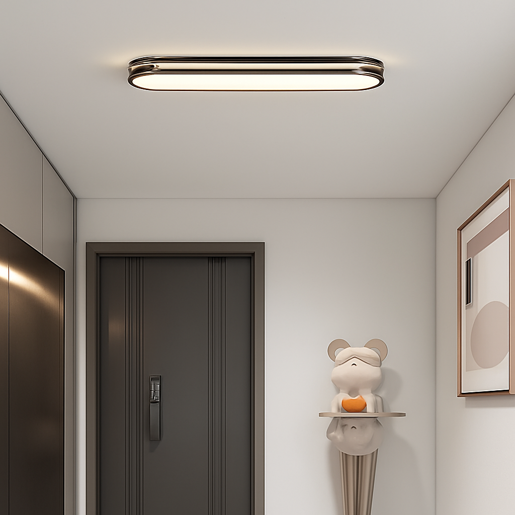 plafonniers led encastrés allée couloir spectre complet protection des yeux - vue 6 sur 18