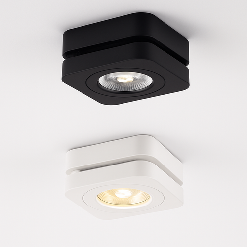 Plafonniers LED Spot 360 degrés Rotation Downlights AC85-265V 7W 10W 12W 15W pliant COB LED Downlights monté en Surface